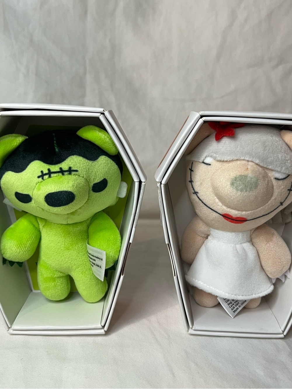 Deddy Bears Series 2 Frankenbear & Dolli Coffin Plush Set”Halloween Monster Bear